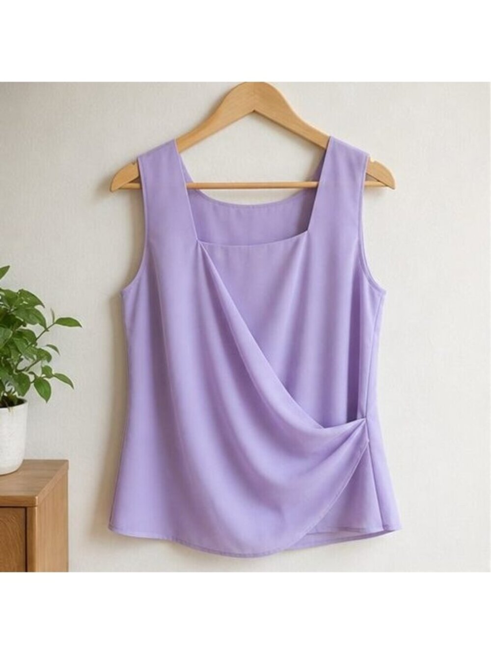 Lilac Ruffle Blouse